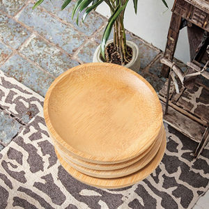 Luxury Handmade Wooden Charger <b>Plate</b> Polished Finish Natural Mango Wood Construction Artistic Resin Emerald Surface Classic - Product Image 6