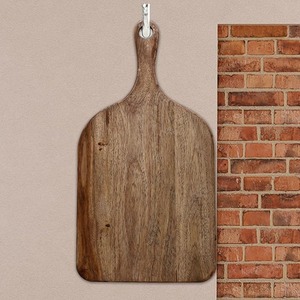 Tabla de Queso Clásica de Madera de Acacia de Alta Calidad, Tabla de Queso de Mármol, Tabla Redonda de Lujo para Pizza para Mesa de Comedor - Product Image 6