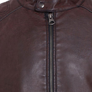 High Quality Heavyweight Stand Collar Street Wear Leather <b>Jacket</b> Unique Style <b>Winter</b> <b>Jacket</b> Wholesale <b>jacket</b> for men - Product Image 5