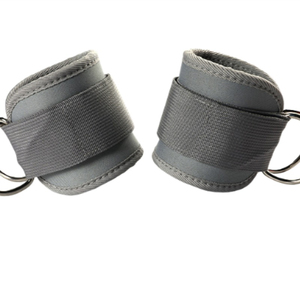 สายรัดข้อเท้าแบบมีแผ่นรองนุ่มสำหรับยกน้ำหนัก ออกกำลังกาย ฟิตเนส  วัสดุนีโอพรีน ระบายอากาศได้ดี ปรับระดับได้ สำหรับมืออาชีพ  OEM - Product Image 2