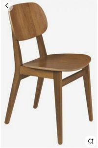 Chaise de salle à manger moderne en teck de style mid-century, avec revêtement en velours confortable, couleur et logo personnalisables – Chaise de salle à manger en bois stable - Product Image 5