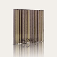 Verre intérieur coloré sablé, résistant au feu, écologique, en EVA SGP PVB, à motifs personnalisés, givré et cannelé, pour salle de bain et escalier