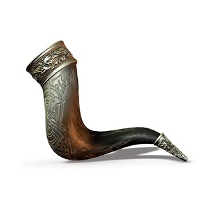 Elegante taza de cuerno vikinga hecha a mano, taza de cerveza de cuerno natural para el hogar, bar, fiestas y decoración de regalos. - Product Image 6