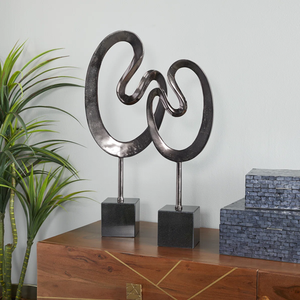 Sculpture Figurine Métallique Moderne en Gros, Artisanat Décoratif de Luxe pour Table, Idéal pour la Décoration Intérieure du Salon à Bas Prix - Product Image 5