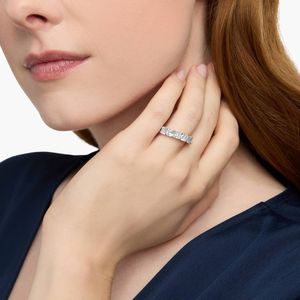 Seven Stone <b>Cushion</b> Lab Grown Diamond <b>Ring</b> in Yellow Gold - Product Image 4