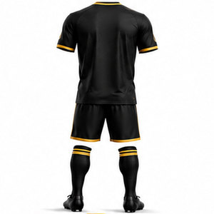 Custom Sublimated Soccer Uniform Featuring Fade-Resistant Graphics, Lightweight Fabric Construction and <b>Athletic</b> Performance Fit - Product Image 2