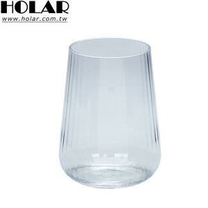 [Holar] Vasos de Vino de Plástico Transparente Reutilizables de 20 oz con Rayas Personalizadas Hechos en Taiwán para Eventos y Regalos Corporativos - Product Image 1