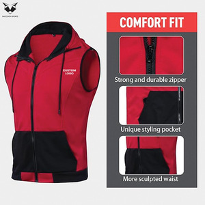 Sudaderas sin Mangas para Gimnasio y Fisicoculturismo, Diseño Único y Cómodo, al Mejor Precio, Diferentes Colores Disponibles, Material de Primera Calidad - Product Image 2
