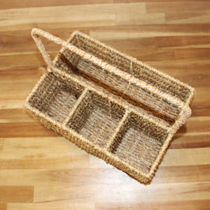 Artex Dong Thap Factory Handmade Natural Seagrass <b>Rope</b> Storage Water Hyacinth <b>Crafts</b> Eco Friendly SD4007A-1NA - Product Image 3