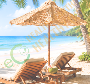 Eco2go Vietnam Premium Artisanal Coir <b>Parasol</b> Umbrella | 100% Natural Frost-Resistant UV-Protected Iron Hotel Outdoor Furniture - Product Image 6
