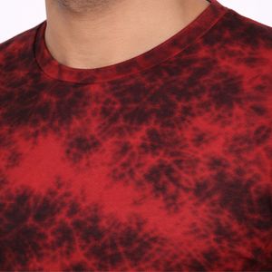 Camiseta de Manga Corta para Hombre, de Alta Calidad, con Logotipo Personalizado, Tie Dye, Cuello Redondo, Secado Rápido, con Diseño Personalizado - Product Image 4