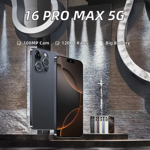 ขายส่ง สมาร์ทโฟน 16 Pro Max 5G ปลดล็อค รุ่น US แท้ ภาษาสเปน อังกฤษ ฝรั่งเศส กล้อง 108MP รองรับ CDMA หน้าจอ LED 6.7 นิ้ว แบตเตอรี่ 7800mAh - Product Image 4