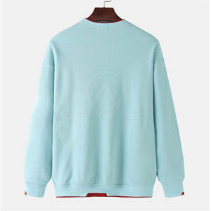 Sweat-shirt moderne en coton mélangé, tissu doux et coupe élégante, idéal pour un confort quotidien et des tenues décontractées - Product Image 2