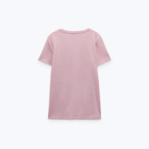 T-shirt Coupe Droite Style Décontracté Moderne Quotidien Tendance Confortable Manches Courtes Streetwear Mode Avant-Gardiste Look Décontracté 2026 OEM - Product Image 2