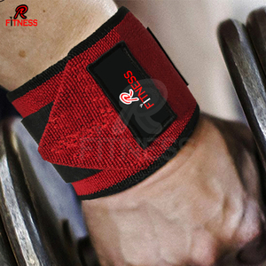 Heavy Duty Elastic Wrist Wraps Custom Logo Strength Training Gym Weightlifting Accessories - Product Image 6