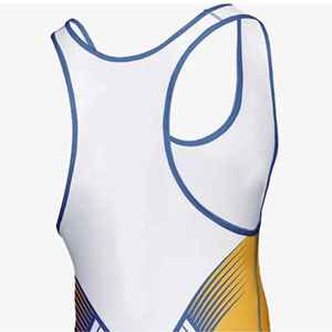 Combinaison de lutte unisexe de haute qualité, personnalisable, imprimée par sublimation, respirante et écologique - Product Image 5