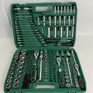 216PCS Mechanic <b>Tool</b> <b>Set</b> Socket Ratchet Wrench Kit High Carbon Steel Auto Repair <b>Hand</b> <b>Tools</b> - Product Image 1