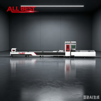 Machine de découpe laser CNC économique 1,5 kW 6012 avec chargement automatique, faible consommation d'énergie, haute précision pour tubes à paroi mince