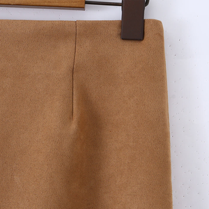 Jupe longue asymétrique pour femmes, taille haute, à volants, fluide, décontractée, mode estivale - Product Image 6