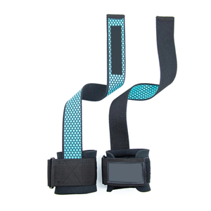 New Arrival Standard Power <b>Straps</b> Black Neoprene Power <b>Straps</b> Non-Slip Wrist Support <b>for</b> Deadlifts Power <b>Straps</b> <b>Lifting</b> Body - Product Image 5