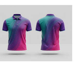 Custom Logo Sublimation Polo Shirt for Cricket Football Teams Durable Stitching for Men Women Youth Quick-Dry Dry-Fit Active Pol - Product Image 2