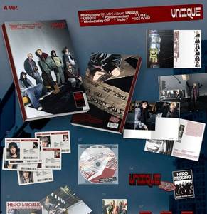 P1Harmony มินิอัลบั้มชุดที่ 9 (UNIQUE) เพลงเคป๊อป ซีดี (กระดาษและพลาสติก) สำหรับทุกวัย ผลิตในเกาหลี BW-173 - Product Image 2