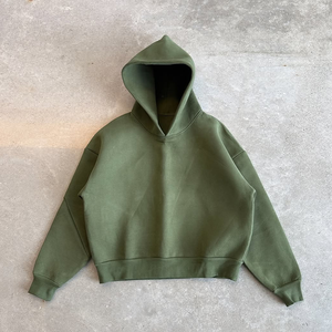 เสื้อฮู้ดดี้โอเวอร์ไซส์ทรงหลวมสำหรับผู้ชาย สั่งซื้อจำนวนมากจากโรงงานโดยตรง - Product Image 1