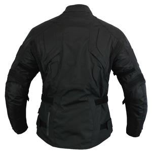 Chaqueta de Motocicleta StormRide Negra de Textil con Paneles Naranjas, Equipo de Protección para Motociclistas - Product Image 4