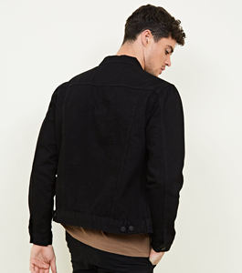 Chaqueta de Mezclilla Resistente para Hombre – Chaqueta de Jean Azul Duradera para Hombre, Ideal para Clima Frío, Uso al Aire Libre y Viajes - Product Image 4
