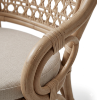 Chaise de salle à manger scandinave Bali - Meubles en bois naturel pour hôtel, appartement, maison, bar