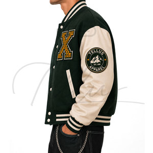 Veste universitaire en laine de haute qualité pour hommes, col montant, tissu en laine de la meilleure qualité, nouveau style disponible en plusieurs couleurs - Product Image 6