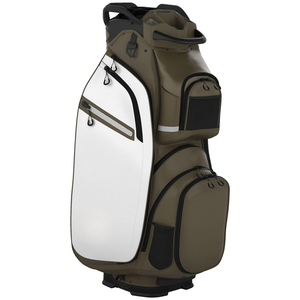 Sac de golf en nylon blanc olive, multi-compartiments, fermeture éclair, sac de transport pour clubs pour adultes - Product Image 3