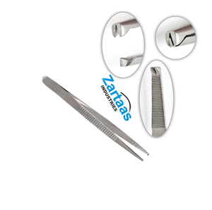 Pinzas para Tejidos DeBonney de Acero Inoxidable de Alta Calidad, 1x2 Dientes, 18cm, Fabricante y Exportador de Instrumentos Quirúrgicos - Product Image 6