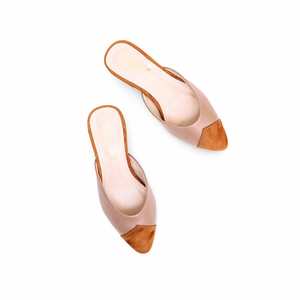 KD2285 Escarpins formels moutarde pour filles - Product Image 1