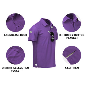 Camiseta Polo de manga de alta calidad con gráfico personalizado 2025, camisetas con cuello en V y solapa de estilo Hip Hop con camisetas polo de impresión Digital - Product Image 4