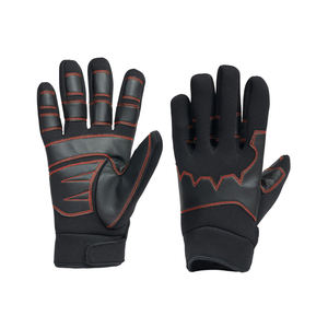 Gants de voile sur mesure légers à doigts entiers, respirants, séchage rapide, en cuir tendance, avec sangle de poignet réglable - Product Image 2