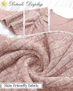 Vestido de Maternidad de Lana Tejida Personalizado en Oferta, Vestido Informal para Embarazadas y Lactancia al Aire Libre, Transpirable para Damas - Product Image 3