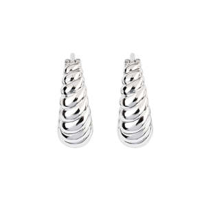 Elegant 925 Silver Hoop <b>Earrings</b> For Women Bohemian Style Jewelry For Anniversary Party Wedding Daily Wear And Special Occasions - Product Image 2