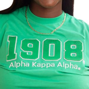 Camiseta 1908 para mujer con número griego, logotipo clásico, algodón de primera calidad, informal, elegante, para uso diario - Product Image 5