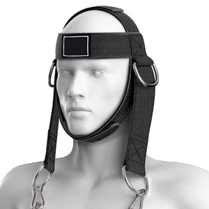 Professional Weightlifting Head Harness Neck Trainer for Neck Muscles Training <b>Builder</b> Belt Polyester Neoprene Durable - Product Image 1