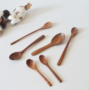 Cuchara de Madera Vietnamita para Mezclar y Servir Ensaladas, Utensilio de Cocina Hecho a Mano, Vajilla Natural - Product Image 5