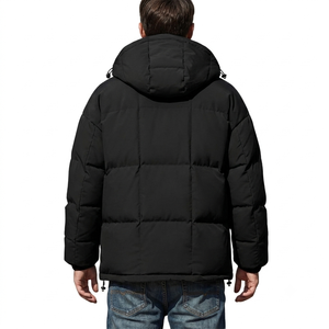 เสื้อแจ็คเก็ตฤดูหนาวบุขนเป็ด 50% สำหรับผู้ชาย ผลิตตามแบบ OEM เสื้อแจ็คเก็ตพัฟเฟอร์ขนเป็ดน้ำหนักเบาสำหรับผู้ชาย - Product Image 2
