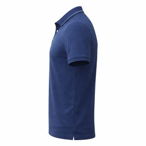 Chemise à manches courtes pour homme, 100% coton tricoté respirant, personnalisable, OEM ODM, marque privée, haute qualité, écologique - Product Image 4