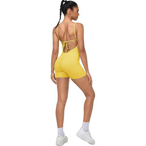 Mono de Yoga Ecológico para Mujer, Spandex Reciclado, Poliéster, Sin Costuras, Body Deportivo, Ropa Deportiva Suave como la Mantequilla - Product Image 5