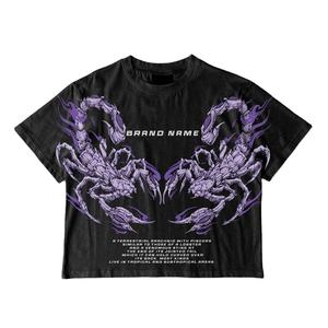 Camiseta Vintage Y2K con Estampado Estilo Racing Affliction, Talla Grande, Corte Ajustado, Manga Corta, 100% Algodón, para Hombre, con Logotipo ODM - Product Image 4
