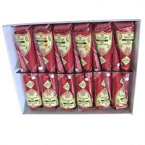 Cono de Henna de Color Rojo con Certificación Halal |   Tatuaje Temporal Herbal de Alta Calidad Fácil de Aplicar, Mehndi de 50G para Manos y Cuerpo - Product Image 2