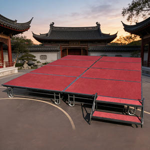 Plataforma de Escenario Plegable y Fácil de Transportar para Hoteles, Salones de Banquetes, Conferencias y Celebraciones, Plataforma de 4*8 pies para Eventos - Product Image 4