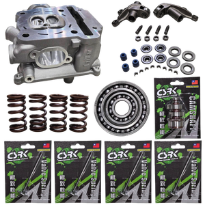 ชุดหัวสูบเรซซิ่ง NMAX 23/26 อลูมิเนียม สีเงิน CSRK KAO - Product Image 1