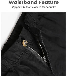 Shorts en jean taille haute pour femme, style décontracté, fendus, couleurs unies, en tissu éponge brodé, anti-plis, 100 % coton - Product Image 4