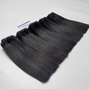 Premium Super Double Bone Straight Vietnamita Cabello humano crudo Sin caída Paquetes de encaje de alta calidad - Product Image 4